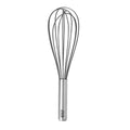 11” SILICONE WHISK-CHARCOAL
