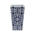 18” Oriental Blue and White Classic Metal Planter