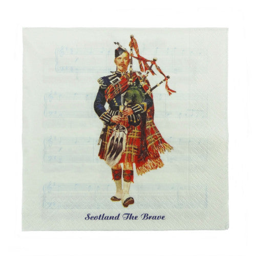 20 Luxury Highland Piper Napkins