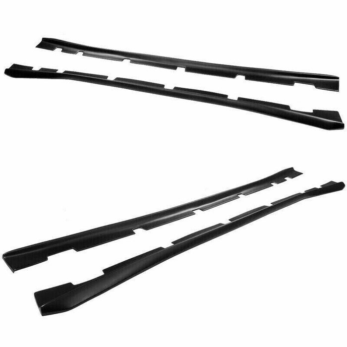 2011-2023 Dodge Charger - Side Skirts Extensions - Unpainted Matte Black