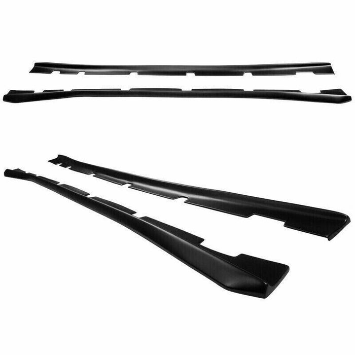 2011-2023 Dodge Charger - Side Skirts Extensions - Unpainted Matte Black
