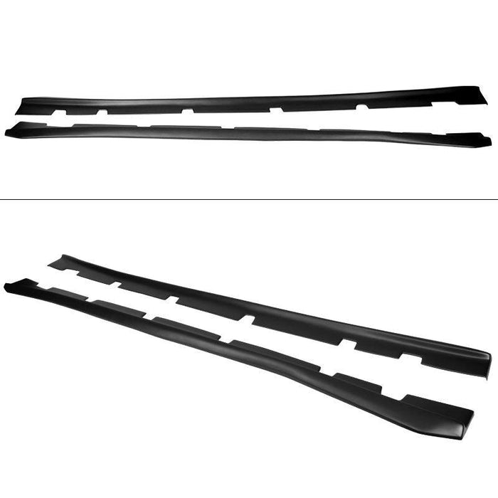2011-2023 Dodge Charger - Side Skirts Extensions - Unpainted Matte Black