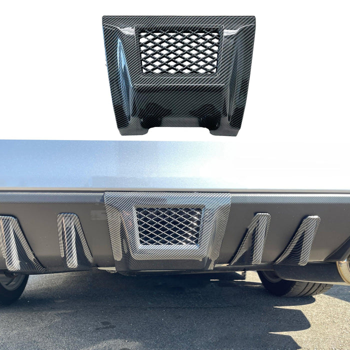2015-2021 Subaru WRX STI VA - Rear Bumper Brake Light Cover - Carbon Print