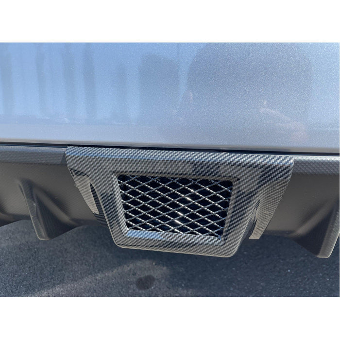 2015-2021 Subaru WRX STI VA - Rear Bumper Brake Light Cover - Carbon Print