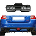 2015-2021 Subaru WRX STI VA - Rear Bumper Diffuser - Gloss Black (1pc)