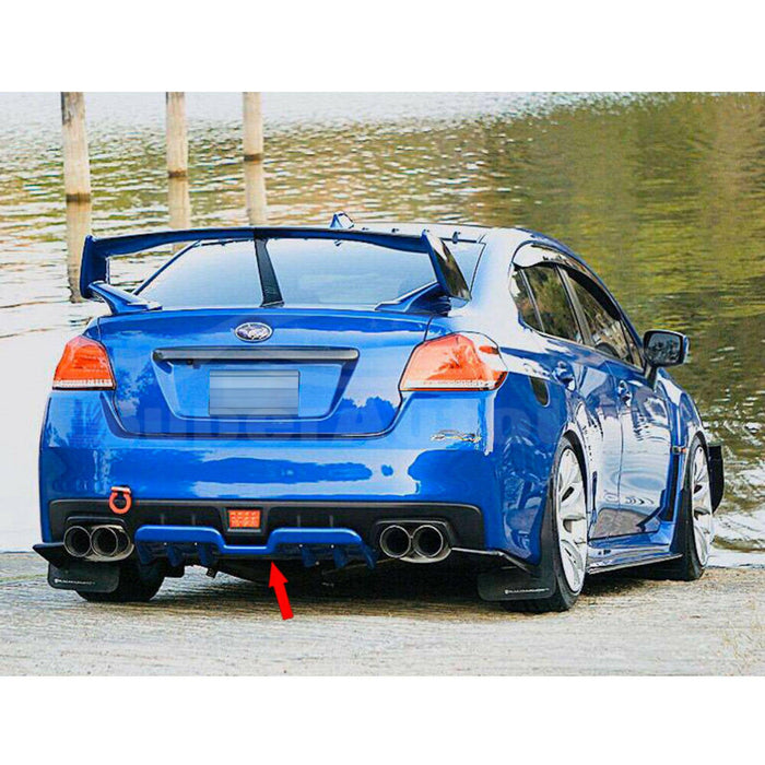 2015-2021 Subaru WRX STI VA - Rear Bumper Diffuser - Gloss Black (1pc)