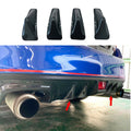 2015-2021 Subaru WRX STI VA - Rear Diffuser Shark Fins - Carbon Print