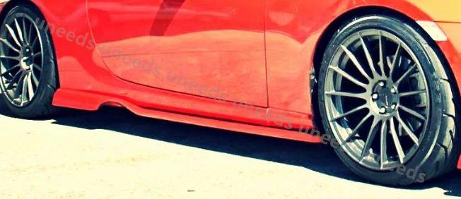 2015-2021 Subaru WRX STI VA - Side Skirts - Unpainted Black