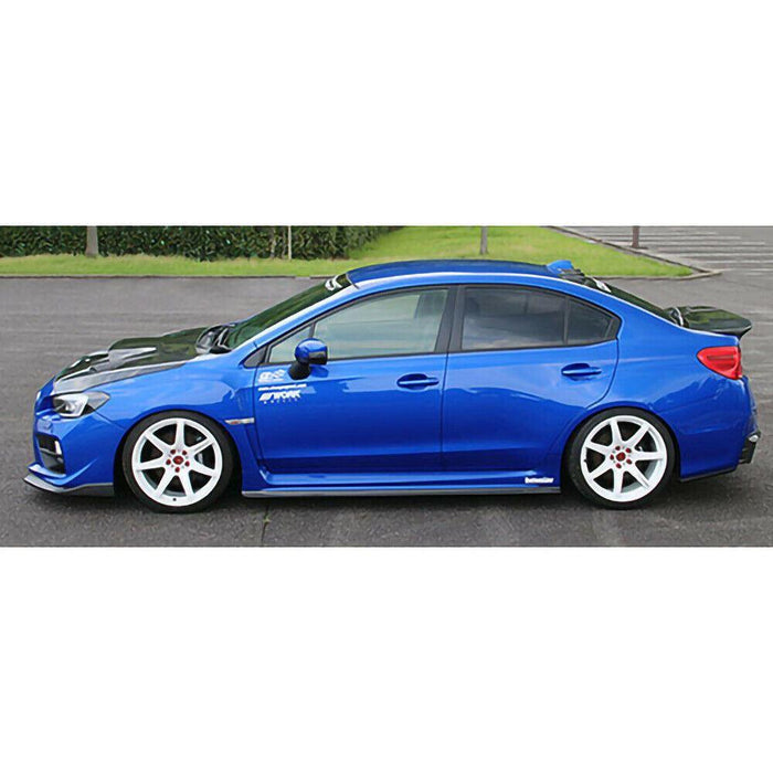 2015-2021 Subaru WRX STI VA - Side Skirts Extension - Unpainted Matte Black
