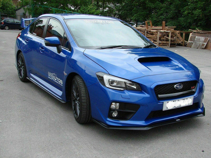 2015-2021 Subaru WRX STI VA - Side Skirts Extension - Unpainted Matte Black