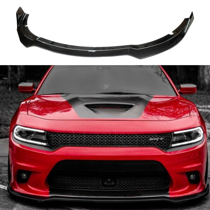 2015-2022 Dodge Charger SRT - RT Front Lip - Gloss Black