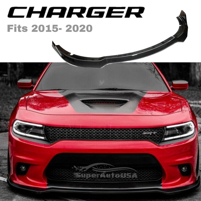 2015-2022 Dodge Charger SRT - RT Front Lip - Gloss Black