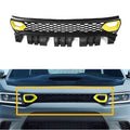 2015-2023 Dodge Charger SRT - Scat Pack Style Front Grille Dual Inlets Air Bezel - Yellow