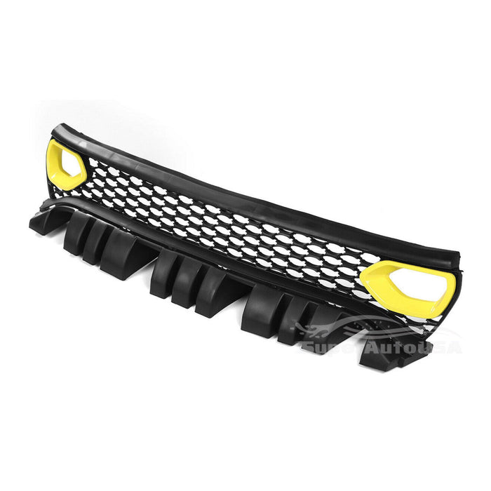 2015-2023 Dodge Charger SRT - Scat Pack Style Front Grille Dual Inlets Air Bezel - Yellow
