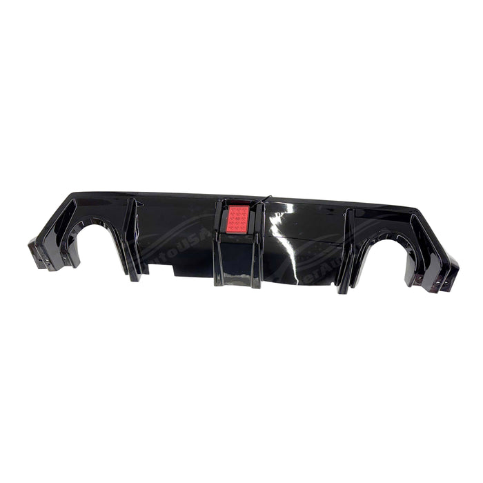 2017 Honda Civic LED bumper lip rear diffuser SuperAutoUSA