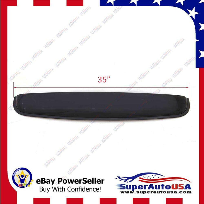 35" Smoke Tint Sunroof Sun Rain Shades Guards Vent Deflector