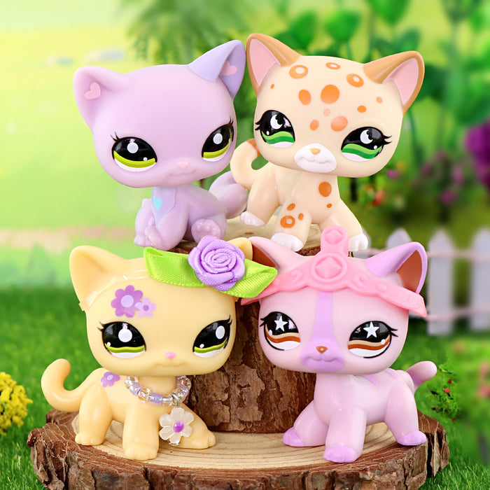 4 pcs mini shorthair cats