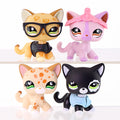 4 pcs mini shorthair cats