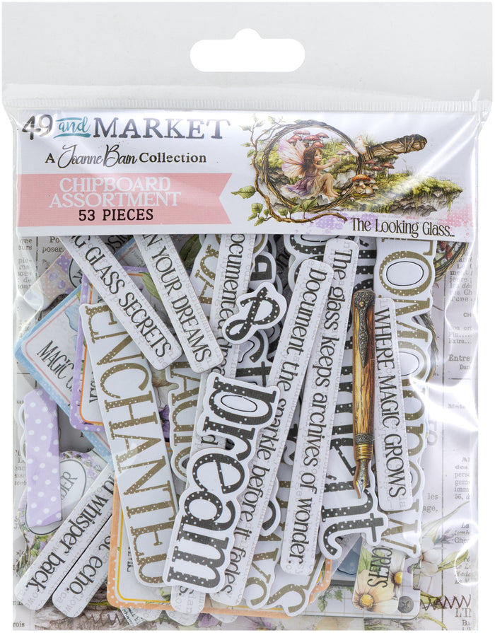 49 and Market, Through the Looking Glass, Chipboard Set