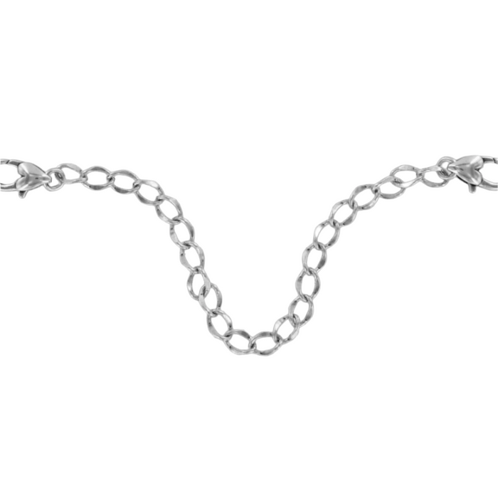 6" Long Necklace Extender, Silver