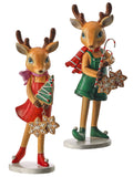 9.5" RESIN SUGAR/SPICE DEER 2/AST
