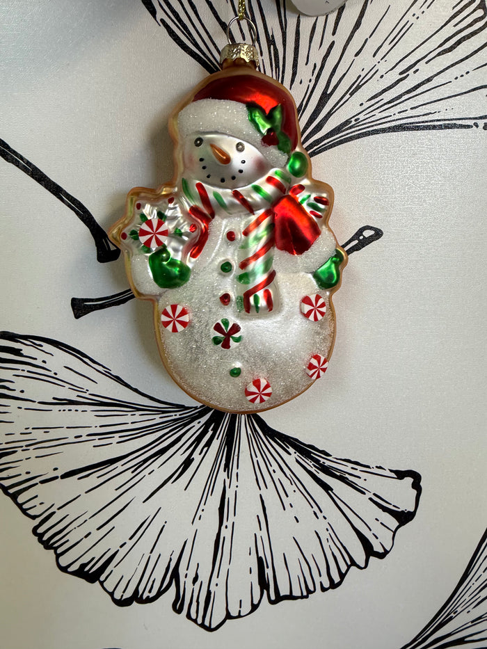 SANTA OR SNOWMAN COOKIE ORNAMENT
