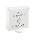 Advice & Whishes Acrylic Letter Box