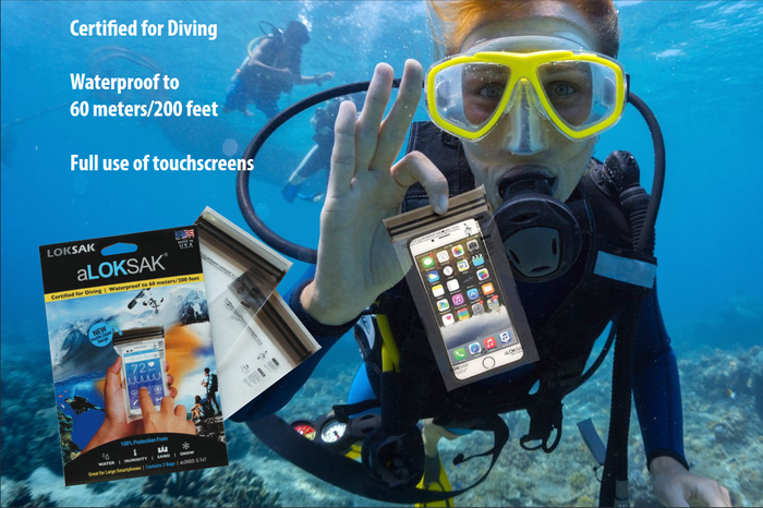aLOKSAK waterproof resealable bags.
