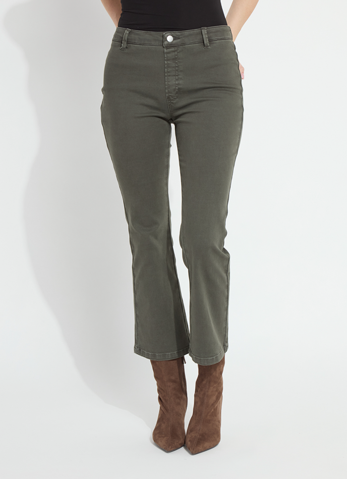 ANKLE ESTELLE EVERYDAY FLARE DENIM- ASUTEX MOSSWOOD