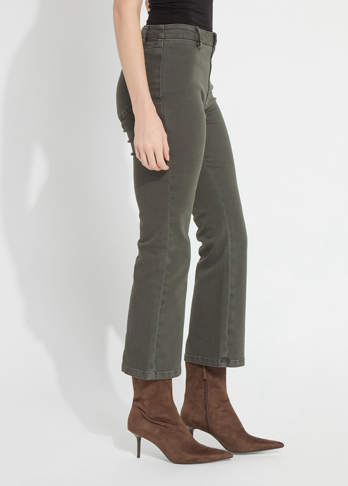ANKLE ESTELLE EVERYDAY FLARE DENIM- ASUTEX MOSSWOOD