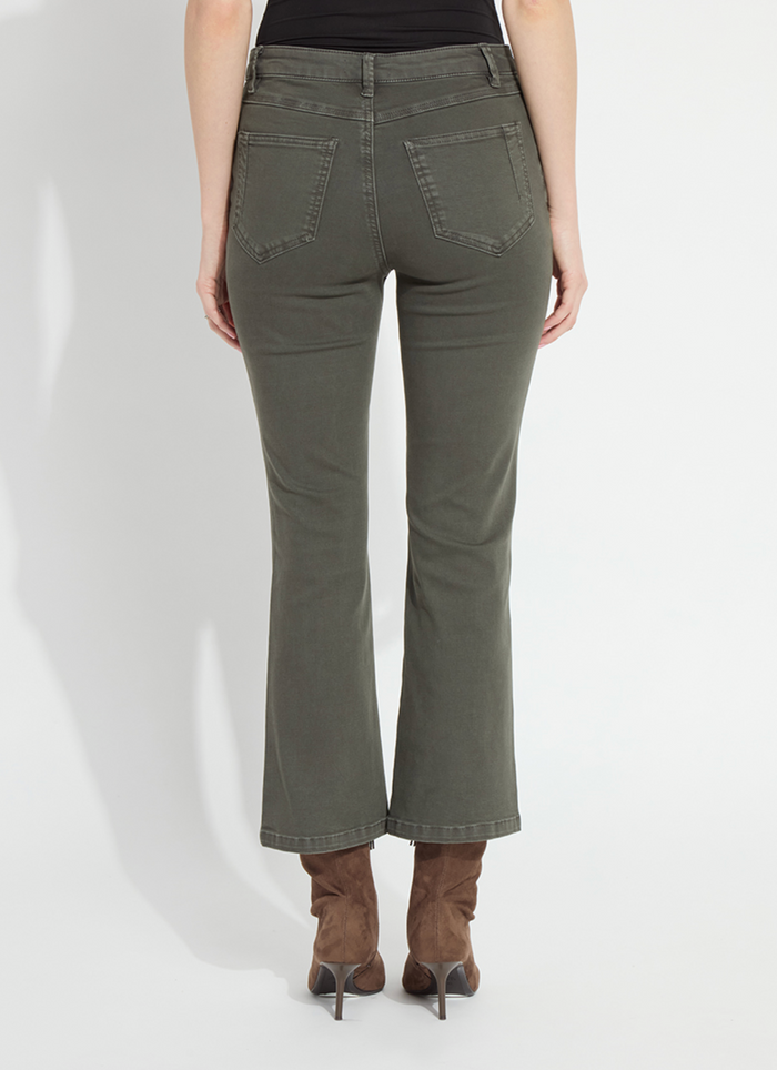 ANKLE ESTELLE EVERYDAY FLARE DENIM- ASUTEX MOSSWOOD