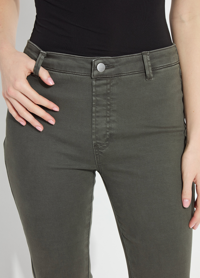 ANKLE ESTELLE EVERYDAY FLARE DENIM- ASUTEX MOSSWOOD