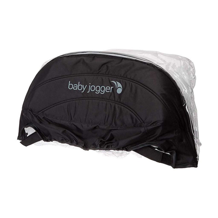 BABY JOGGER City Mini 2 Weather Shield Double-Stroller Accessories-Baby Jogger-Black/Clear-ANB Baby Store