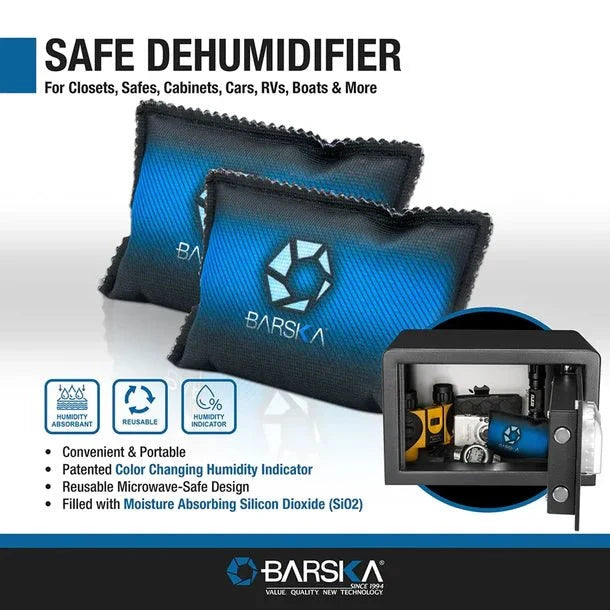 Barska AF12500 Reusable Safe Dehumidifier Specs