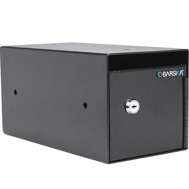 Barska AX13676 Single Key Under Counter Safe Angled