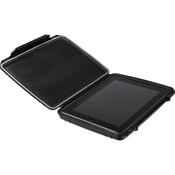 Barska BH11954 Loaded Gear Protective Tablet Hard Case Black HD-10 Open with Tablet 2