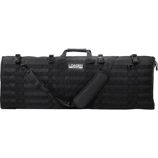 Barska BI12032 Loaded Gear 40" Tactical Shooter Mat Rifle Bag Black RX-300 Front