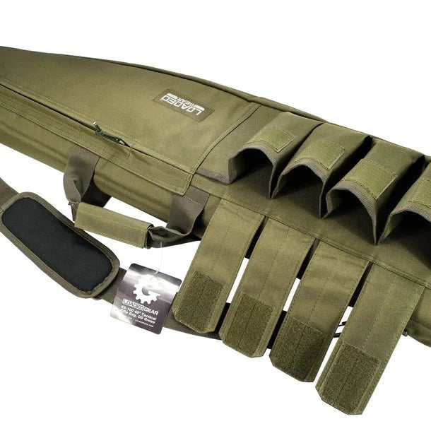 Barska BI12320 Loaded Gear 48" Tactical Rifle Bag OD Green RX-100 Magazine Pouches