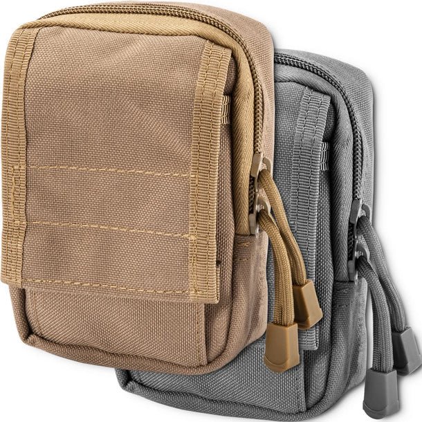 Barska BI12632 Loaded Gear Accessory Pouch CX-800 Dark Earth & Gray Colors