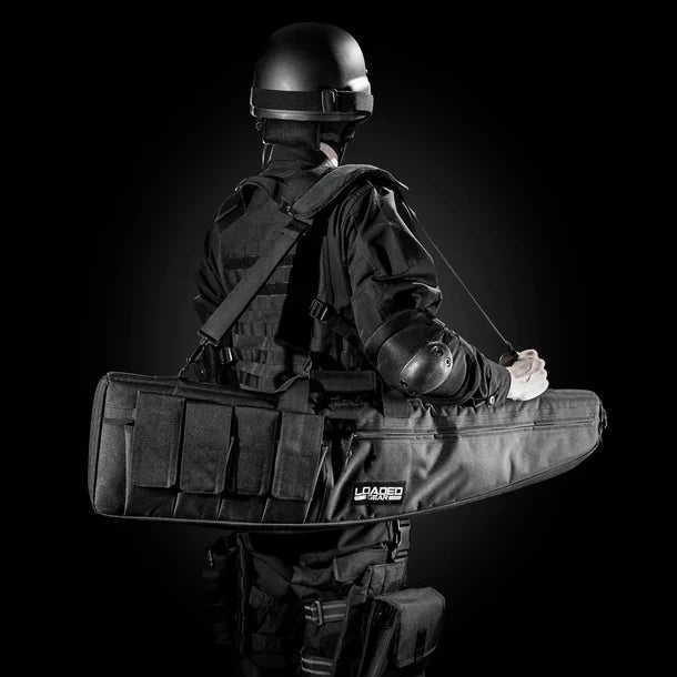 Barska BI13114 Loaded Gear 42" Tactical Rifle Bag Black RX-100 Carrying on Shoulder
