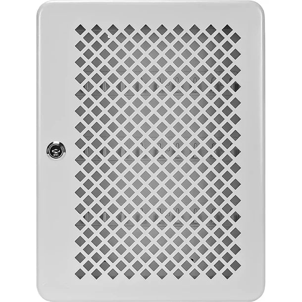 Barska CB13758 40 Capacity Fixed Position Mesh Front Key Cabinet with Key Lock Closed Empty Front