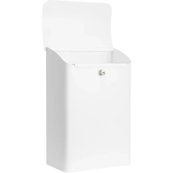 Barska CB14074 Wall-Mount Top Opening Mail Drop Box Door Open