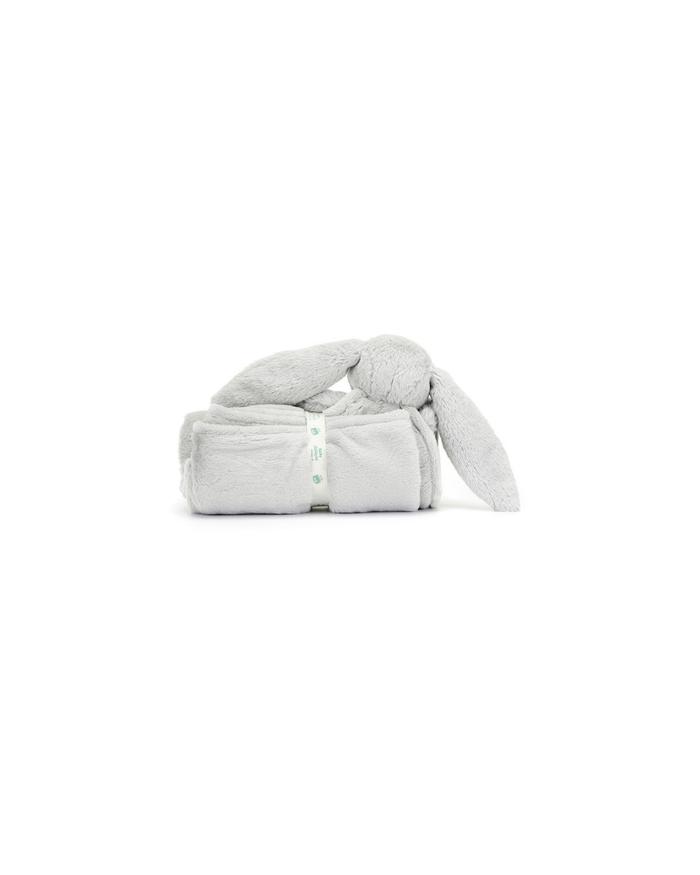 Bashful Silver Bunny Blankie