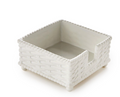 BASKETWEAVE COCKTAIL NAPKIN HOLDER