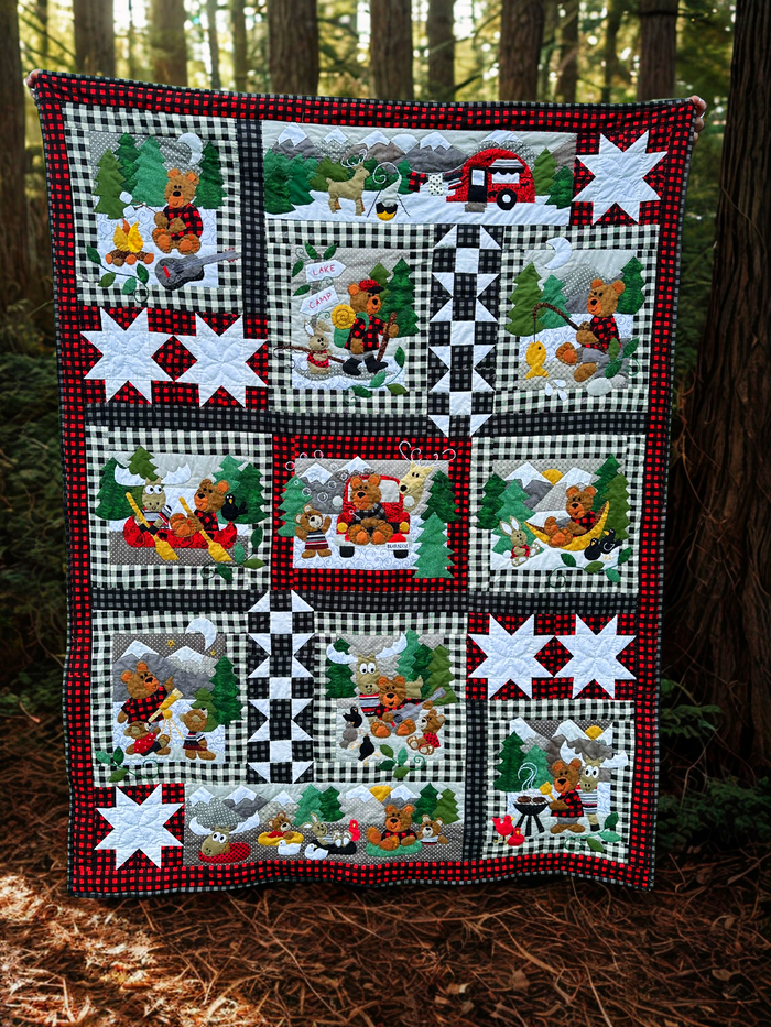 Bearadise Full Quilt Pattern (Digital)