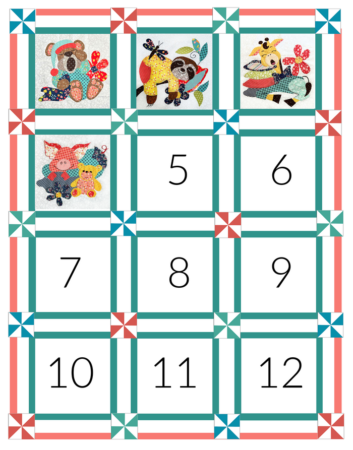 Bedtime Critters Block 4