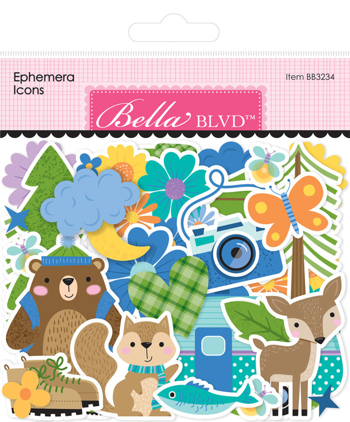 Bella Blvd, Ephemera Icons, Adventure Awaits