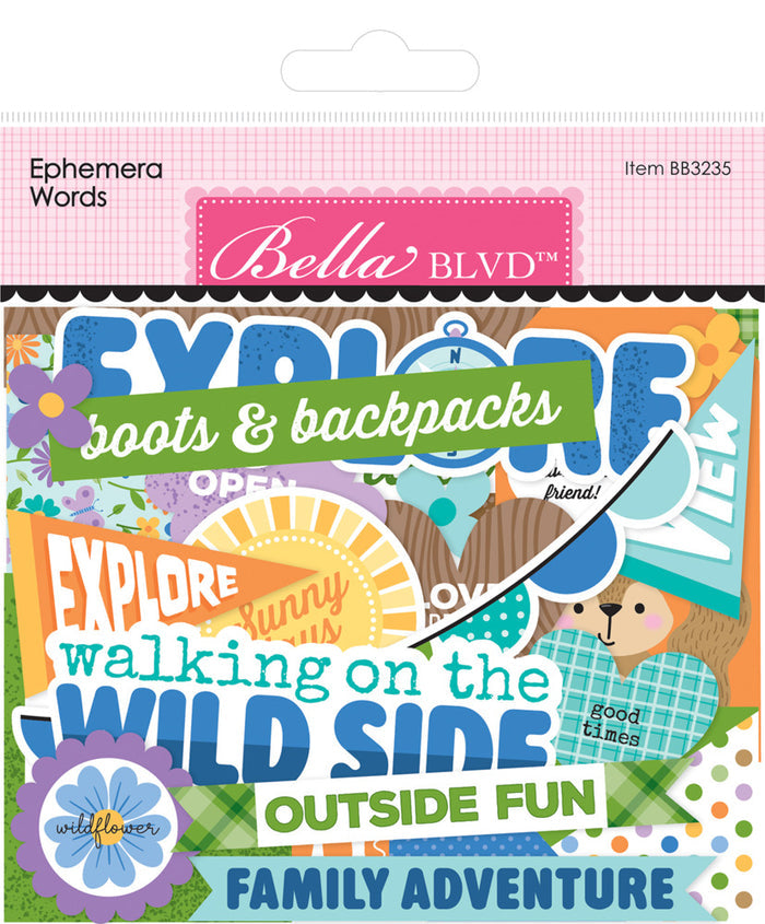 Bella Blvd, Ephemera Words, Adventure Awaits