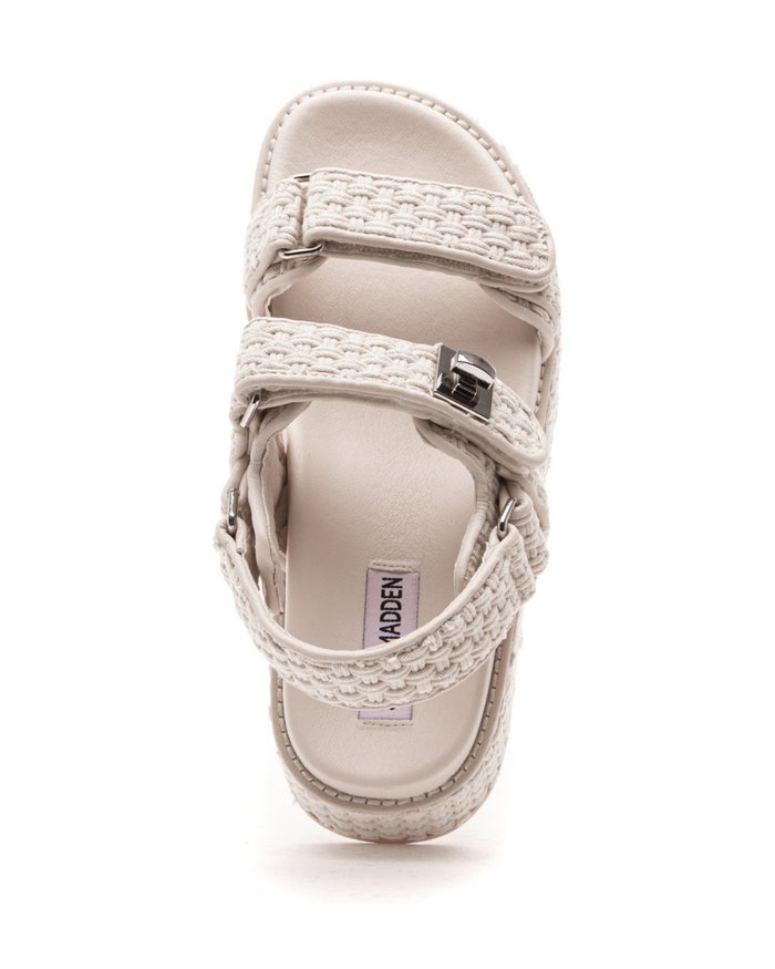 Bigmona Natural Raffia Platform Sandal