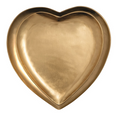 BRASS HEART TIDBIT TRAY - 2 SIZES